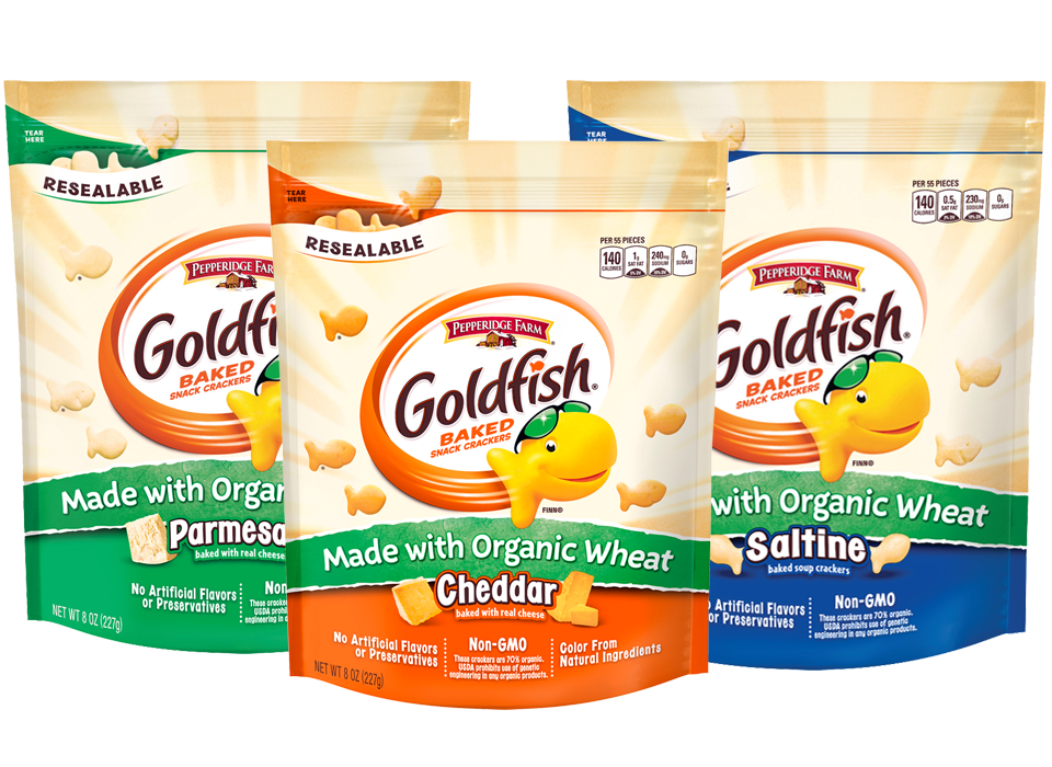 Pepperidge Farm Releases New Goldfish® Made with Organic Wheat [Stage