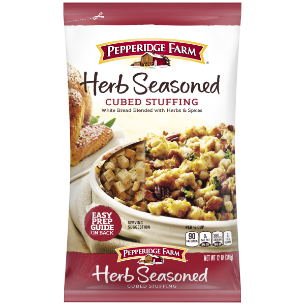 Herb Seasoned Cubed Stuffing [Stage] Pepperidge Farm