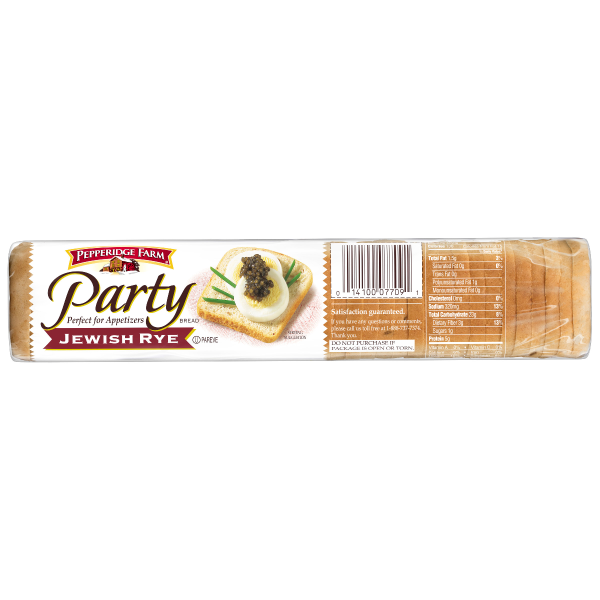 Jewish Rye Bread [Stage] Pepperidge Farm